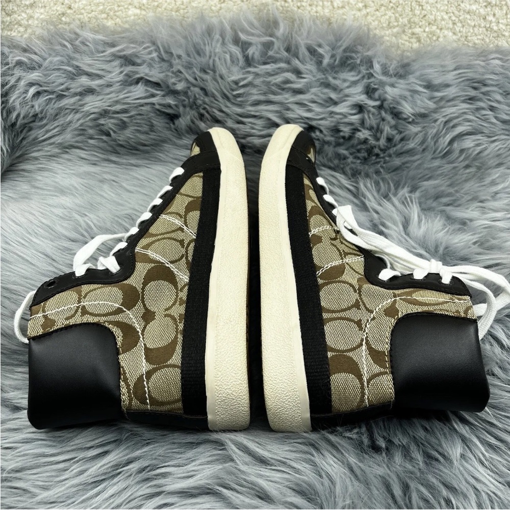 NWOT Vintage Y2K Coach Hightop Ellis signature sneakers womens size 7 shoes. - Picture 5 of 11